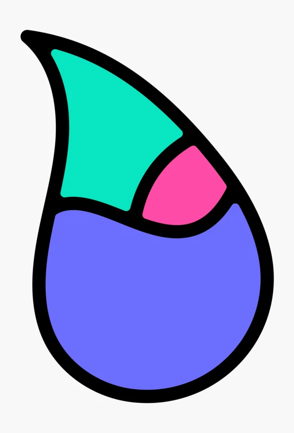 Teardrop logo mark